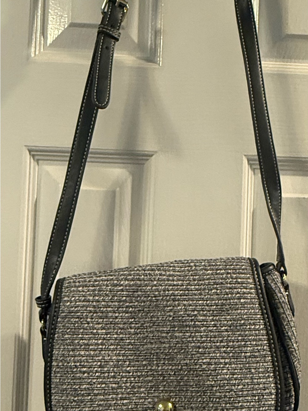 Women's Talbot’s Woven Crossbody Bag Navy